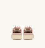 MEDALIST MULE IN SUEDE SILK