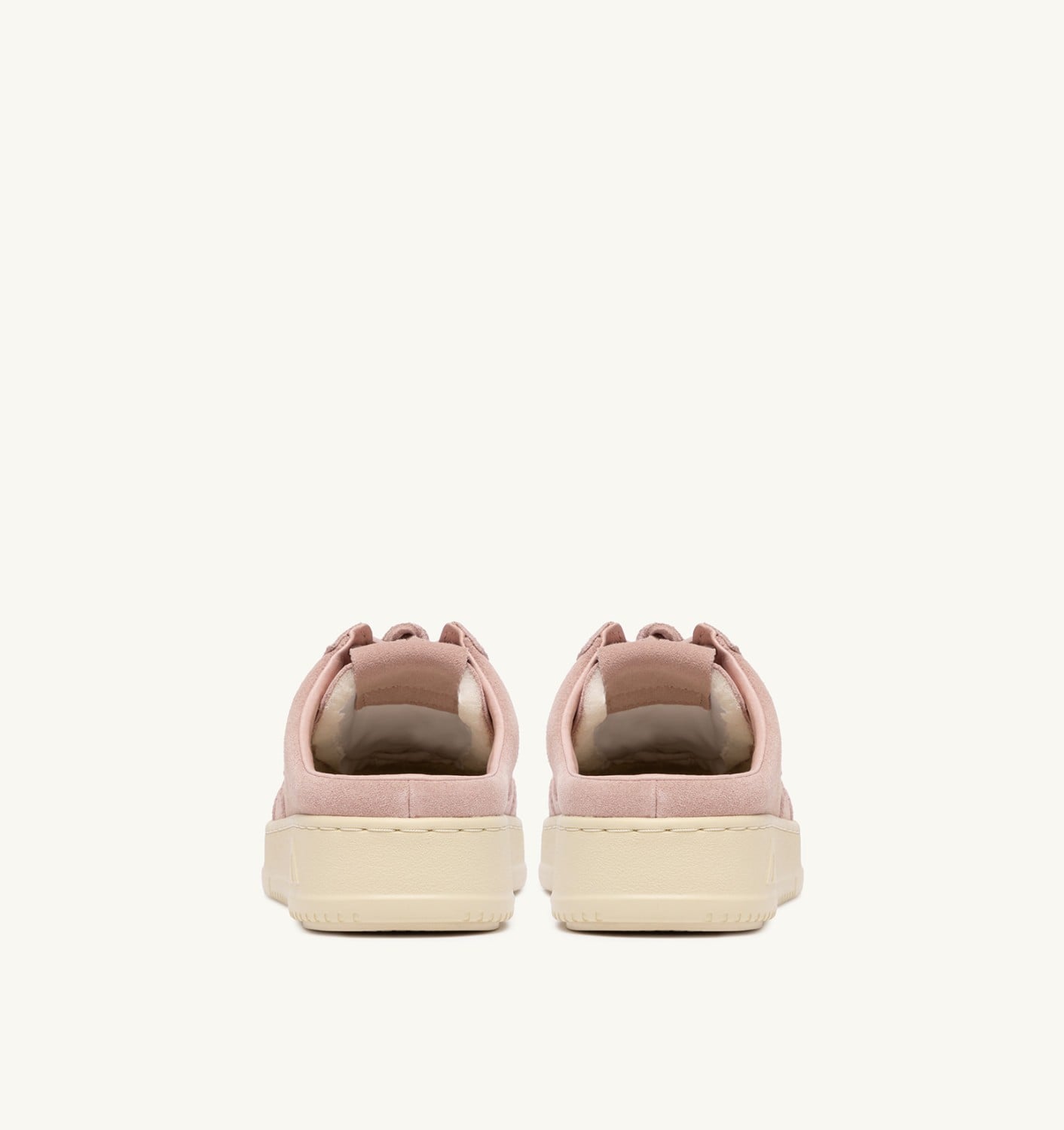 MEDALIST MULE IN SUEDE SILK