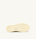 MEDALIST PLATFORM IN PELLE PLATINO E BIANCO