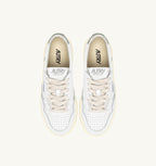 MEDALIST PLATFORM IN PELLE SEAGRASS E BIANCO
