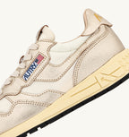 REELWIND IN NYLON E PELLE METALLIZZATA GOLD