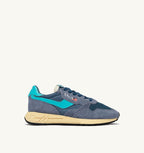 REELWIND LOW IN NYLON E SUEDE AGATA E BLUE CURACAO