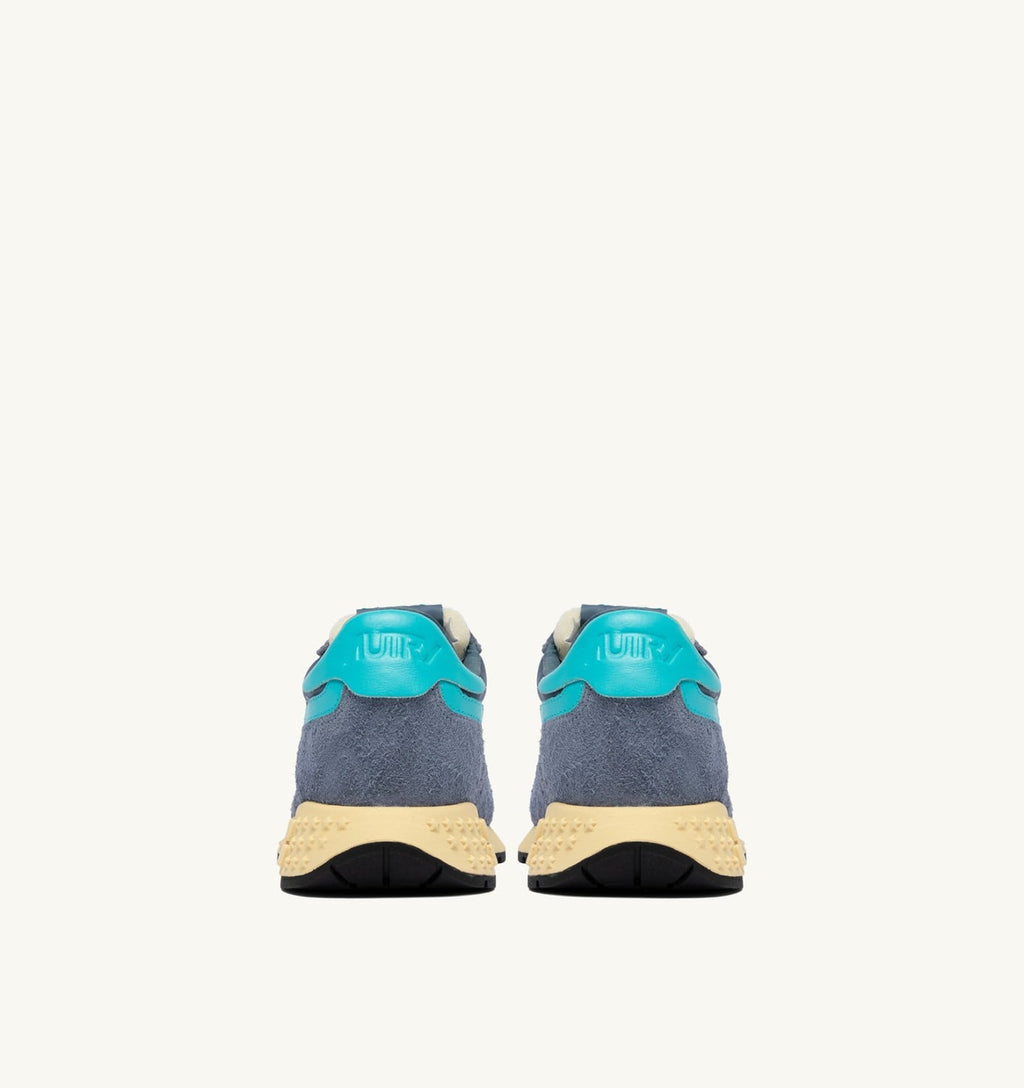 REELWIND LOW IN NYLON E SUEDE AGATA E BLUE CURACAO