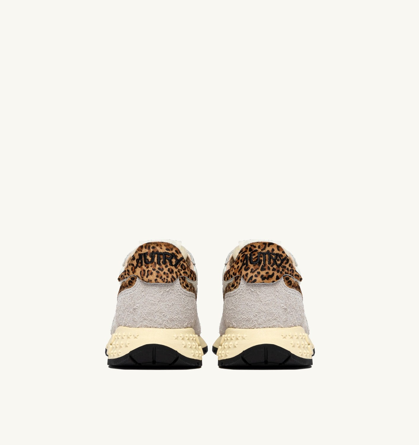 REELWIND LOW IN NYLON E SUEDE BIANCO E LEOPARD