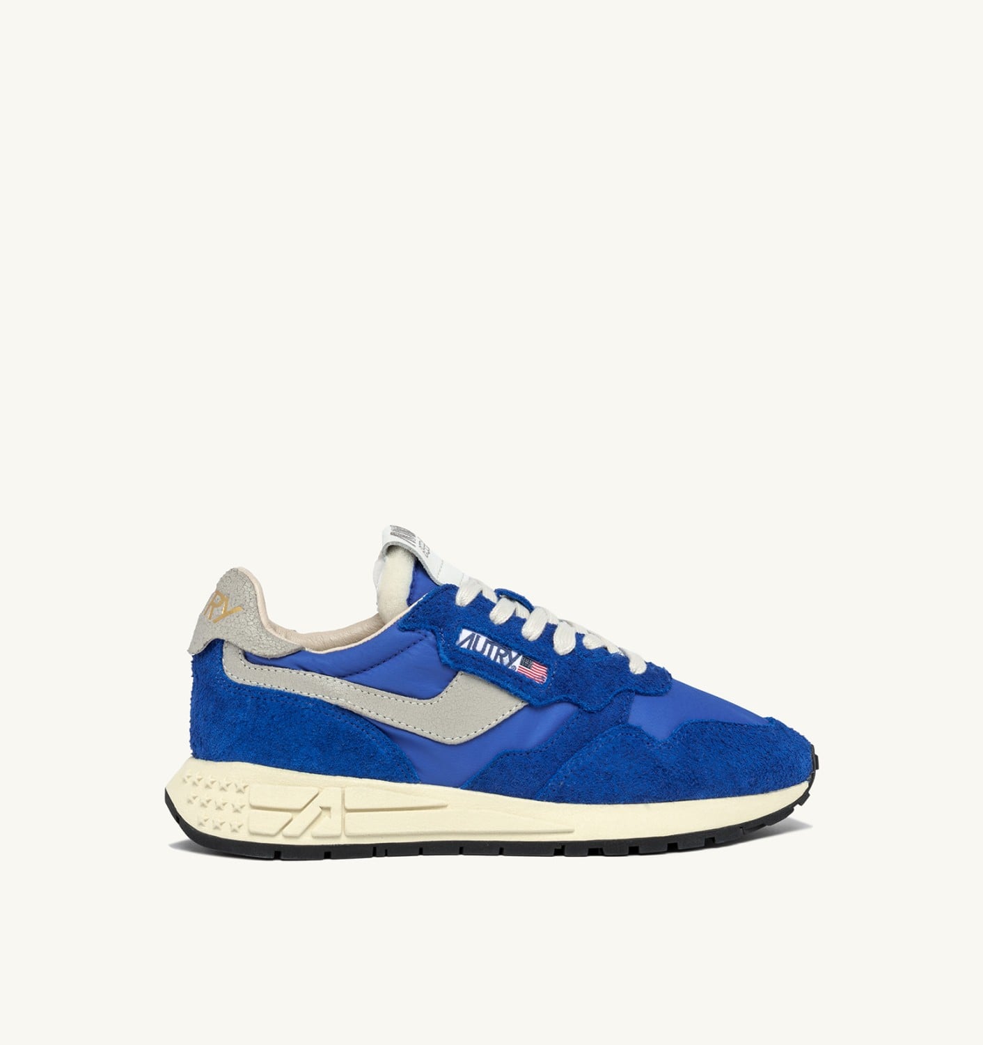 REELWIND LOW IN NYLON E SUEDE BLU