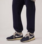 REELWIND LOW IN NYLON E SUEDE BLUE SPACE E BIANCO UOMO