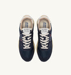 REELWIND LOW IN NYLON E SUEDE BLUE SPACE E BIANCO DONNA