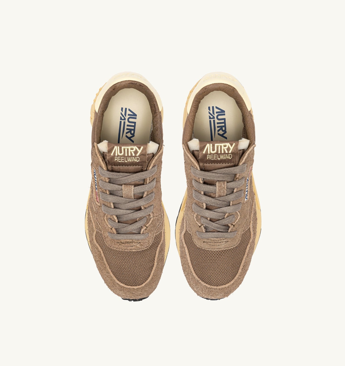 REELWIND LOW IN NYLON E SUEDE COCCO E RUTABAGA