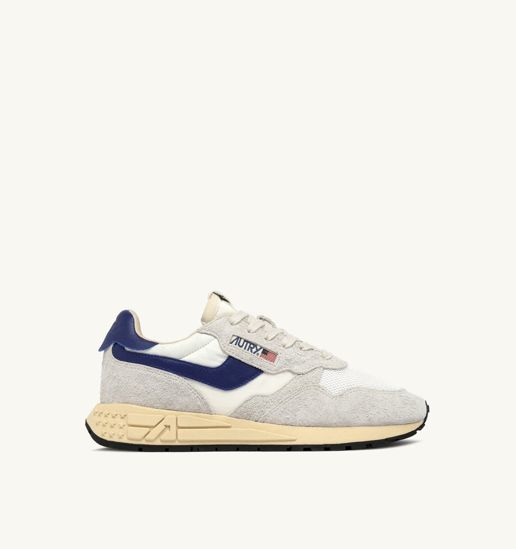 REELWIND LOW IN NYLON E SUEDE BIANCO E LIMOGES DONNA