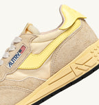 REELWIND LOW IN NYLON E SUEDE ECRU E LEMON MERINGUE