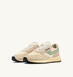 REELWIND LOW IN NYLON E SUEDE ECRU E RESEDA