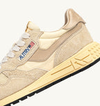 REELWIND LOW IN NYLON E SUEDE ECRU E WHITE PEPPER DONNA