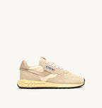 REELWIND LOW IN NYLON E SUEDE ECRU E WHITE PEPPER UOMO