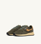 REELWIND LOW IN NYLON E SUEDE KAHKI E TAFFY