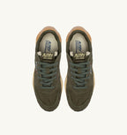 REELWIND LOW IN NYLON E SUEDE KAHKI E TAFFY