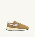 REELWIND LOW IN NYLON E SUEDE MUSTARD E BIANCO