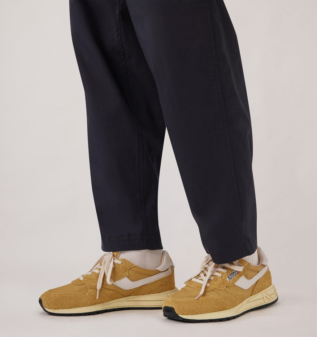 REELWIND LOW IN NYLON E SUEDE MUSTARD E BIANCO