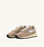 REELWIND LOW IN NYLON E SUEDE PEPPER E BIANCA DONNA