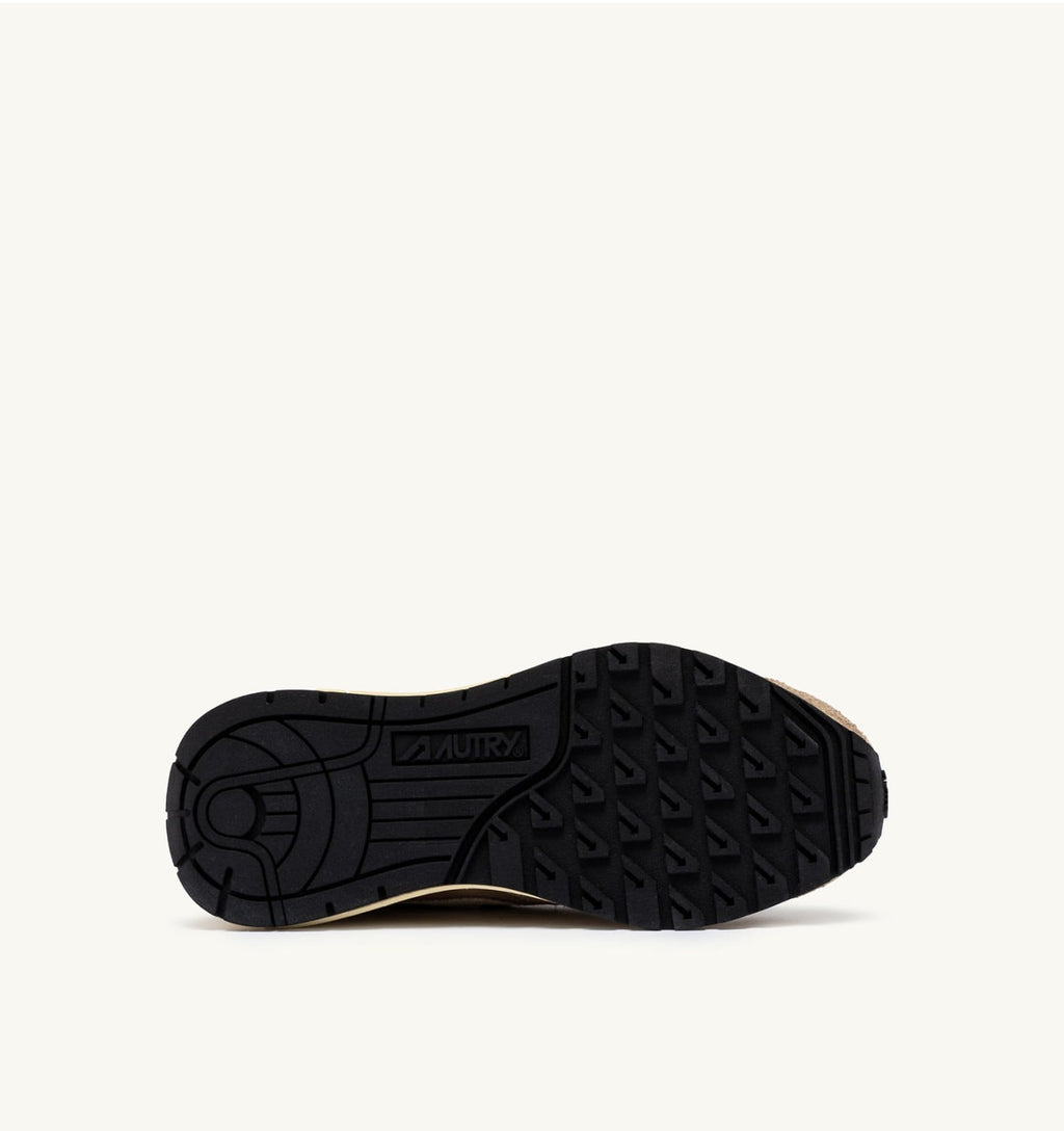 REELWIND LOW IN NYLON E SUEDE PEPPER E BIANCA UOMO