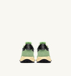 REELWIND LOW IN NYLON E SUEDE PISTACCHIO E NERO UOMO