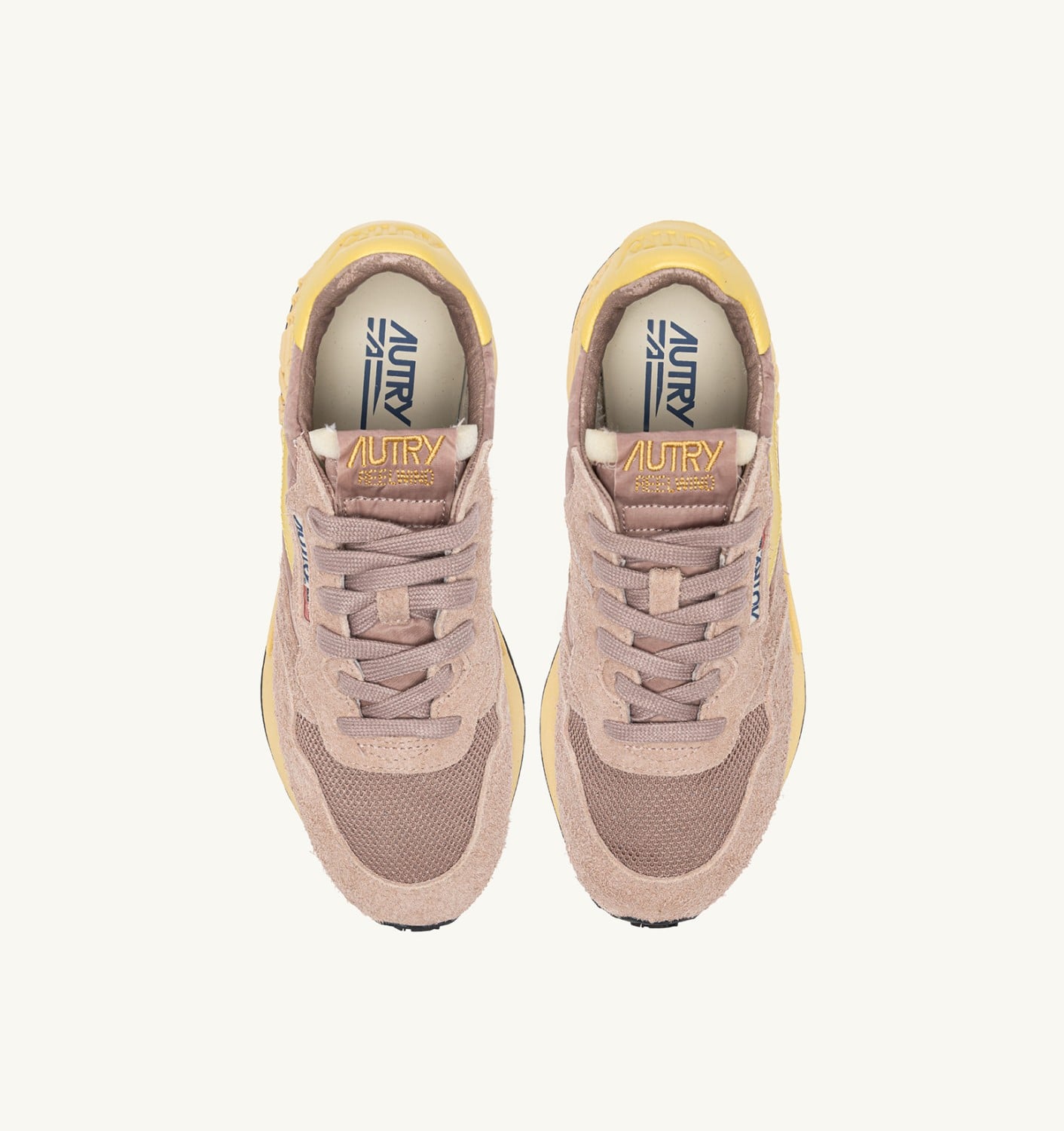 REELWIND LOW IN NYLON E SUEDE ROSE CANNEL E RAFFIA