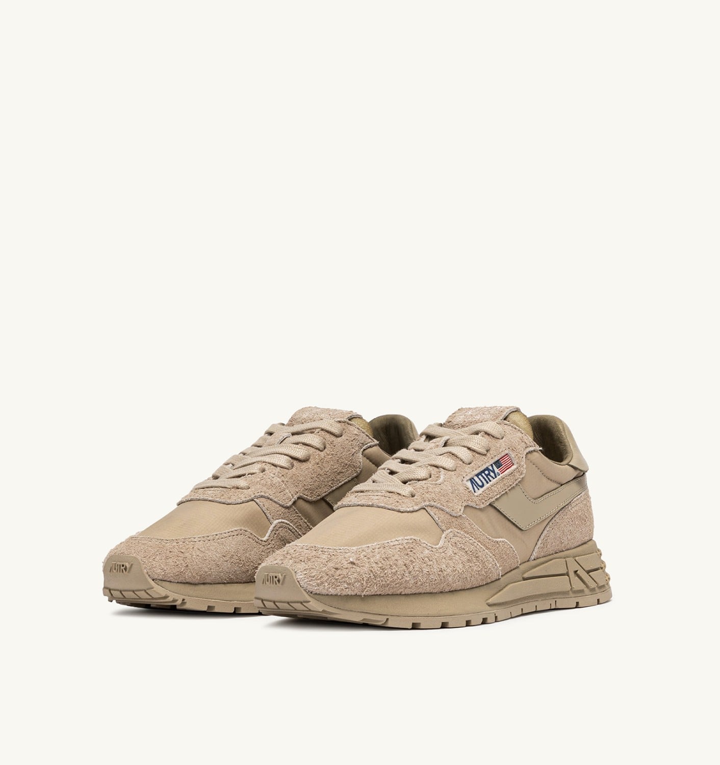 REELWIND LOW IN NYLON E SUEDE SAFARI