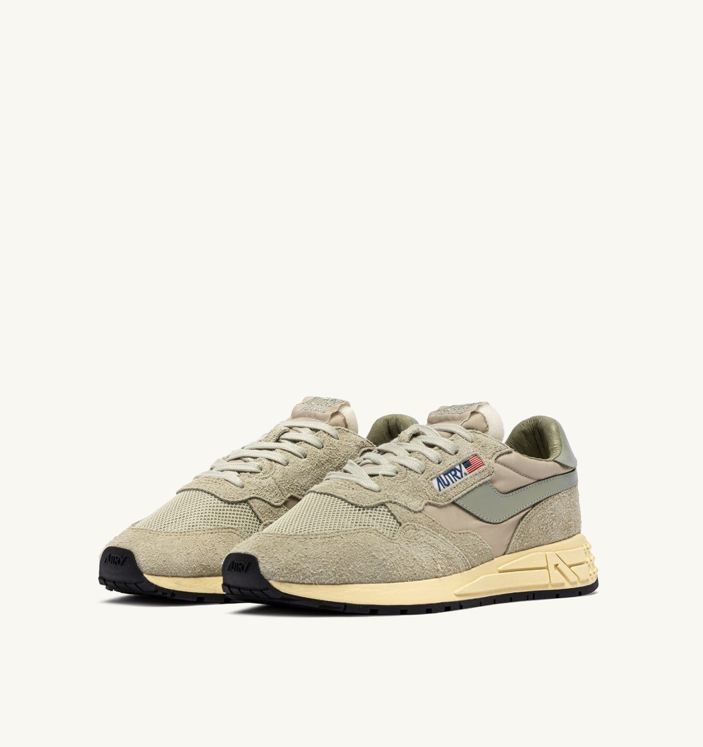 REELWIND LOW IN NYLON E SUEDE SPONGE E SEA GRASS DONNA