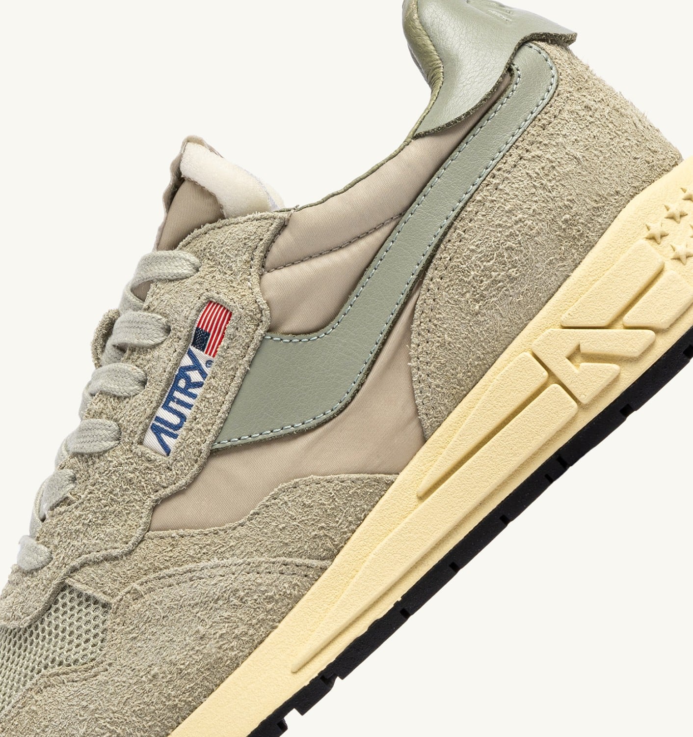 REELWIND LOW IN NYLON E SUEDE SPONGE E SEA GRASS DONNA