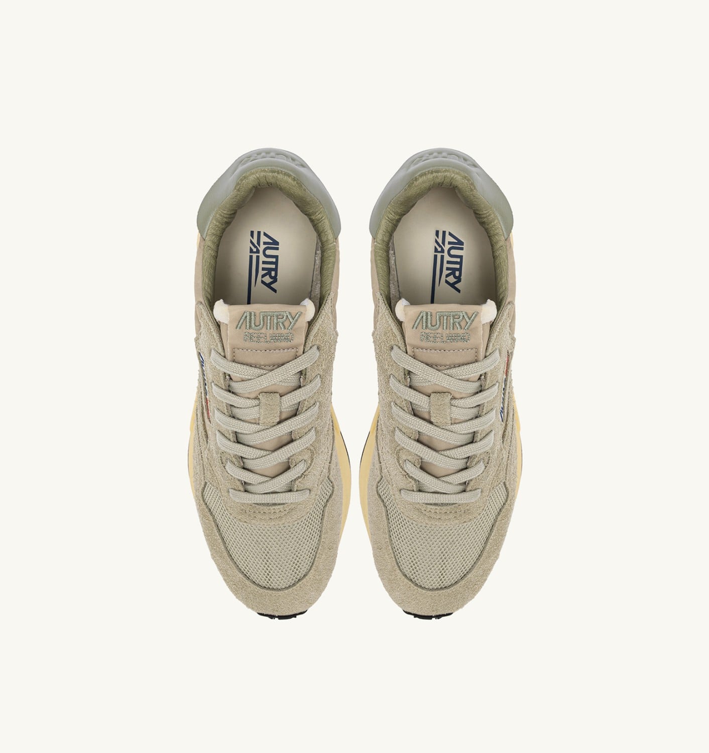 REELWIND LOW IN NYLON E SUEDE SPONGE E SEA GRASS UOMO
