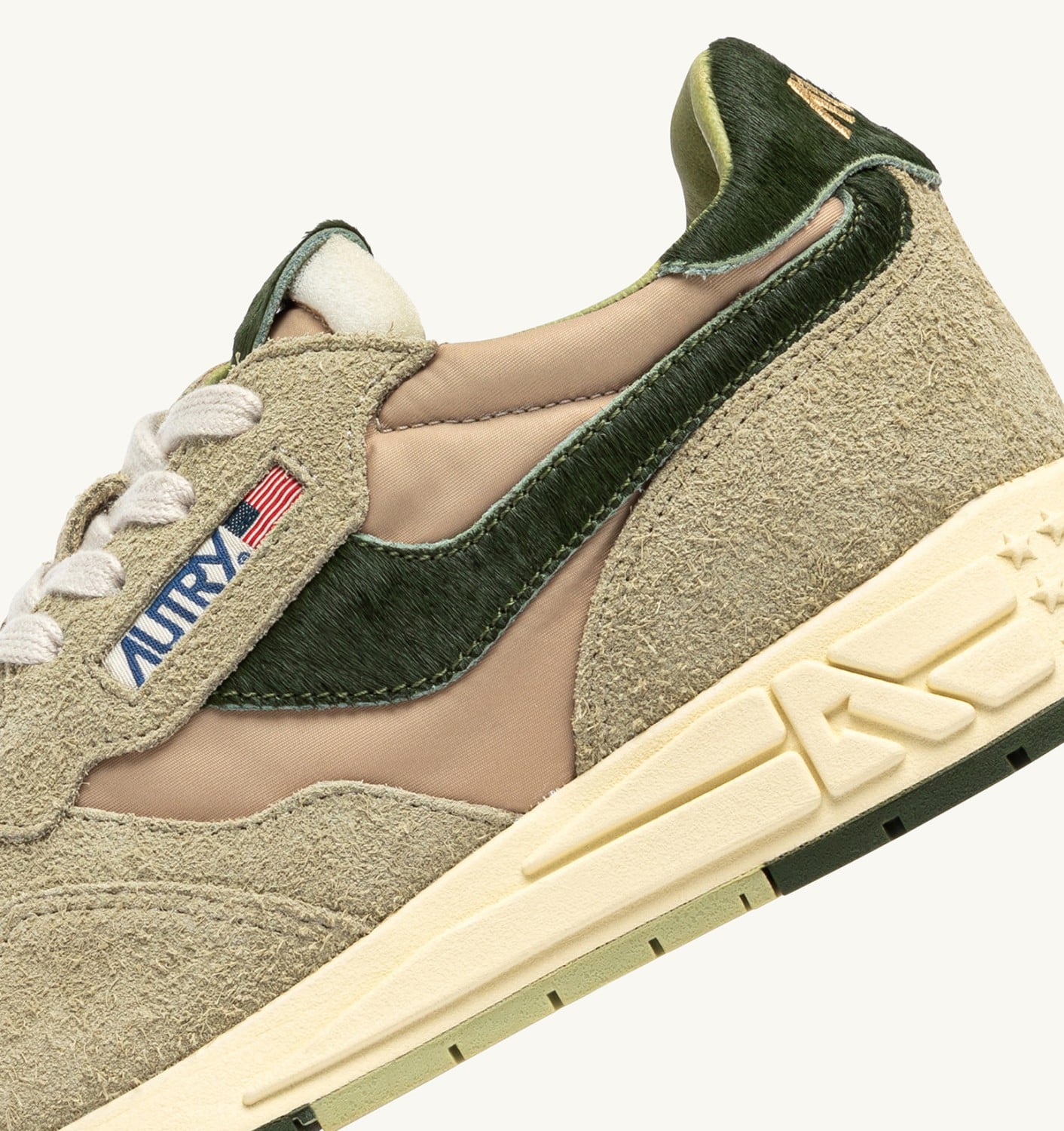 REELWIND LOW IN NYLON E SUEDE SPONGE E VERDE