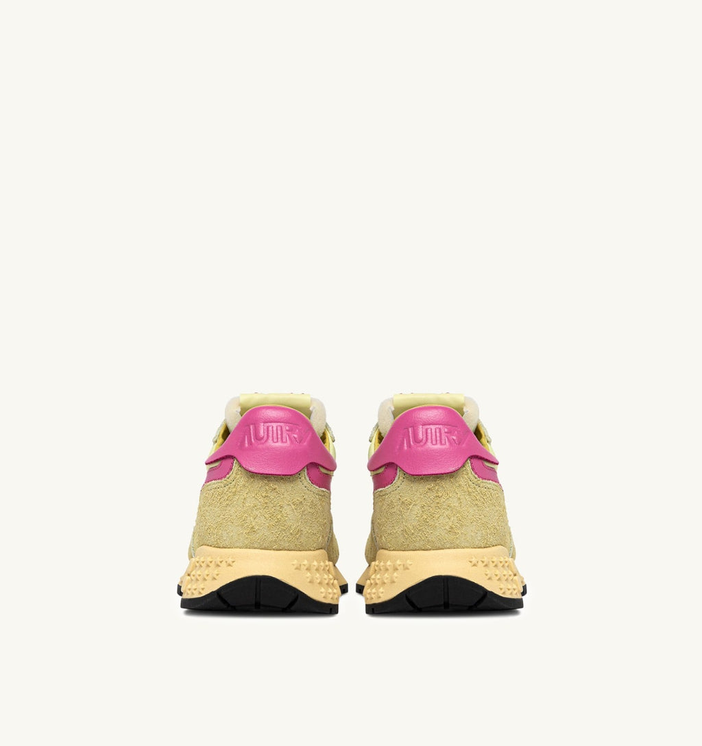 REELWIND LOW IN NYLON E SUEDE STRAW E CHATEAU ROSE