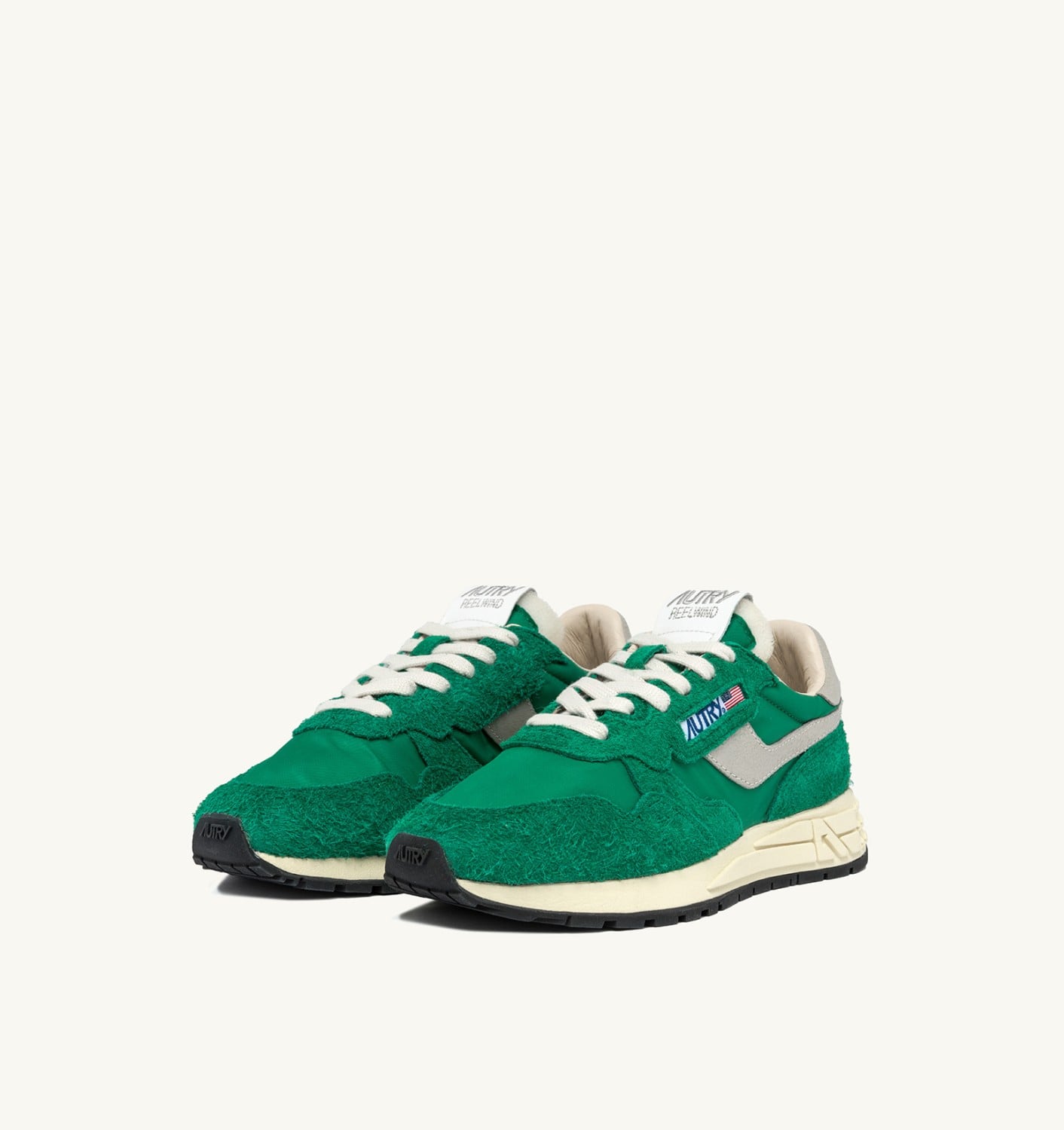 REELWIND LOW IN NYLON E SUEDE VERDE