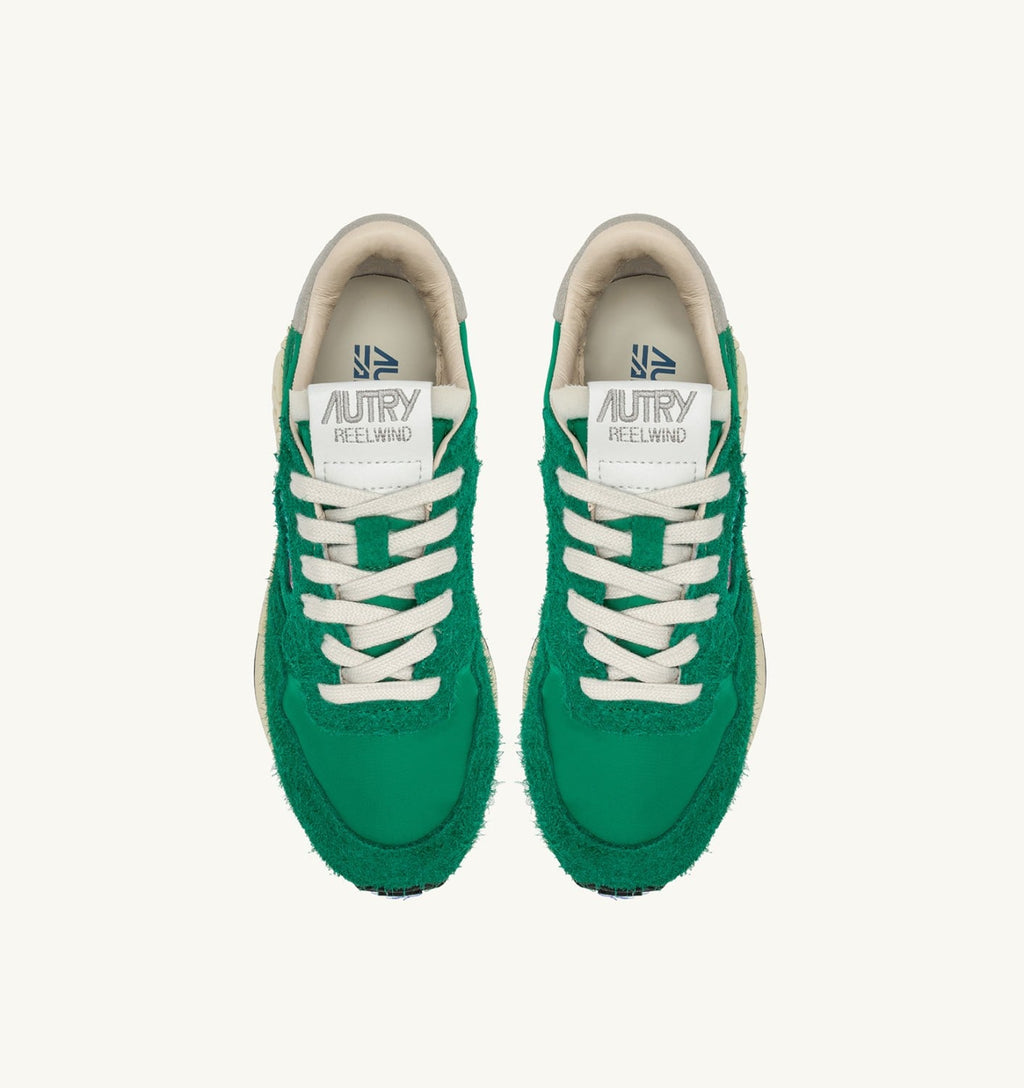 REELWIND LOW IN NYLON E SUEDE VERDE