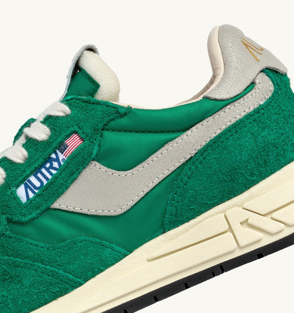 REELWIND LOW IN NYLON E SUEDE VERDE