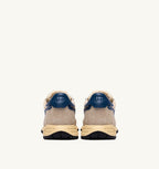 REELWIND LOW IN NYLON SUEDE E PELLE ECRU' E ENSIGN BLUE DONNA
