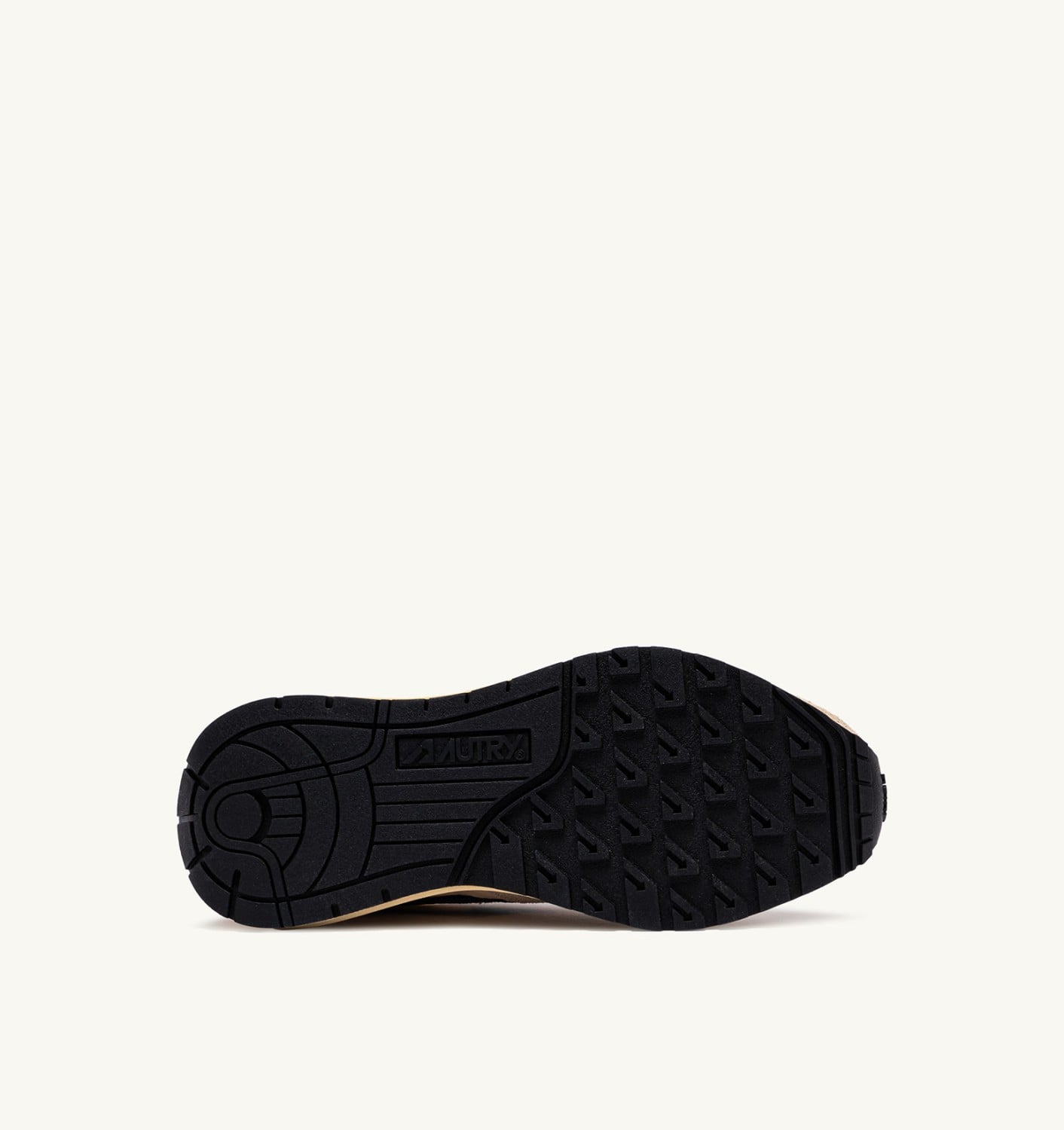 REELWIND LOW IN NYLON SUEDE E PELLE ECRU' E ENSIGN BLUE UOMO