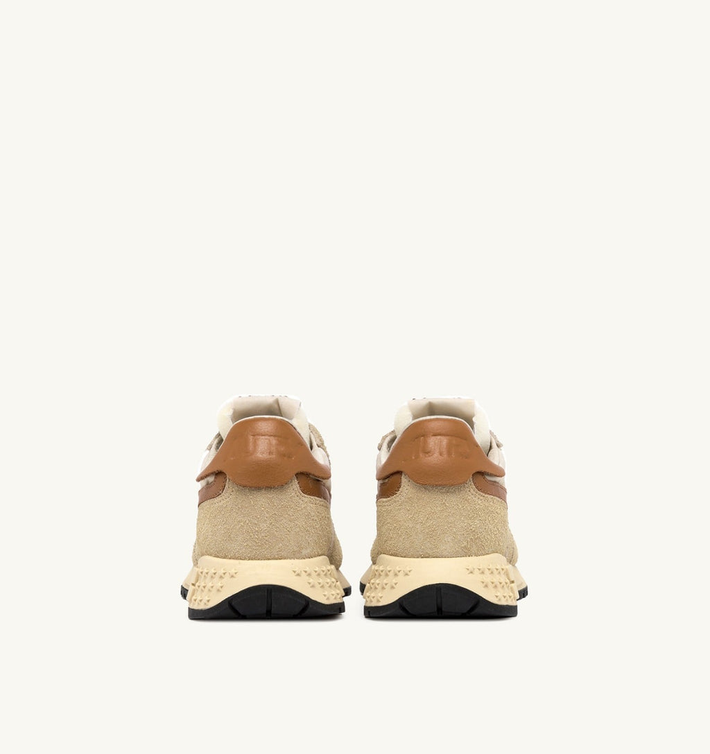 REELWIND LOW IN SUEDE E NYLON ECRU E CATHAY SPICE DONNA