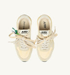 REELWIND SUPER VINTAGE IN SUEDE E NYLON BIANCO E ECRU