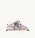 REELWIND SUPER VINTAGE IN SUEDE E NYLON BIANCO E LILAC