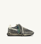 REELWIND SUPER VINTAGE IN SUEDE E NYLON BIANCO E NERO DONNA