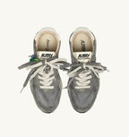 REELWIND SUPER VINTAGE IN SUEDE E NYLON BIANCO E NERO UOMO