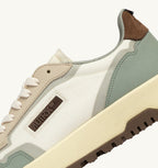 WILDPACE LOW IN CORDURA E PELLE MARSHMALLOW E SEA GRASS