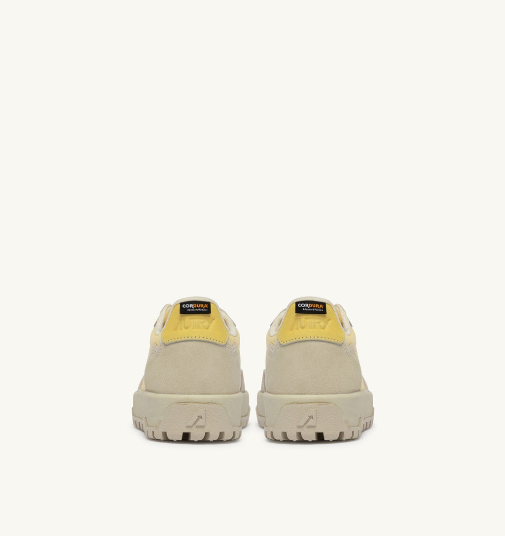 WILDPACE LOW IN CORDURA E SUEDE BIANCO E LEMON MERINGUE