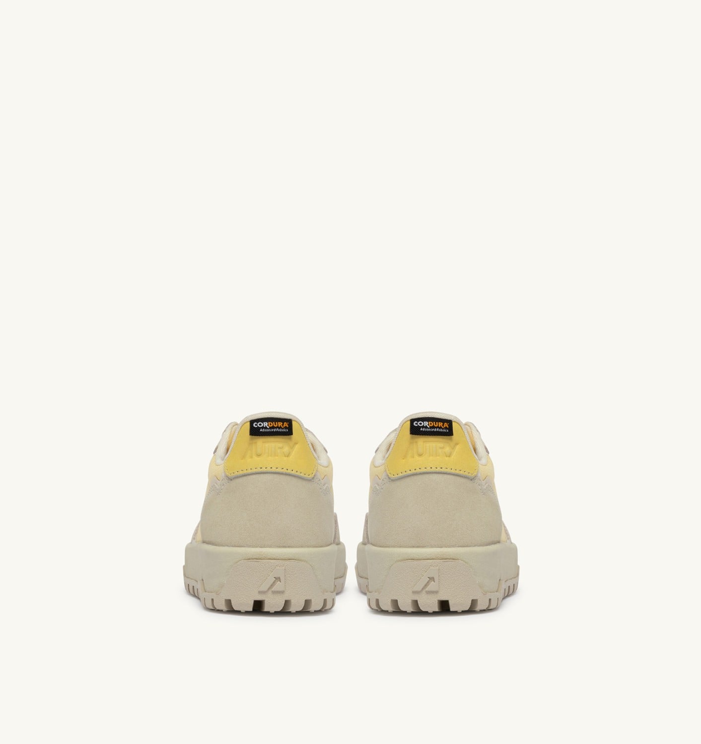 WILDPACE LOW IN CORDURA E SUEDE BIANCO E LEMON MERINGUE