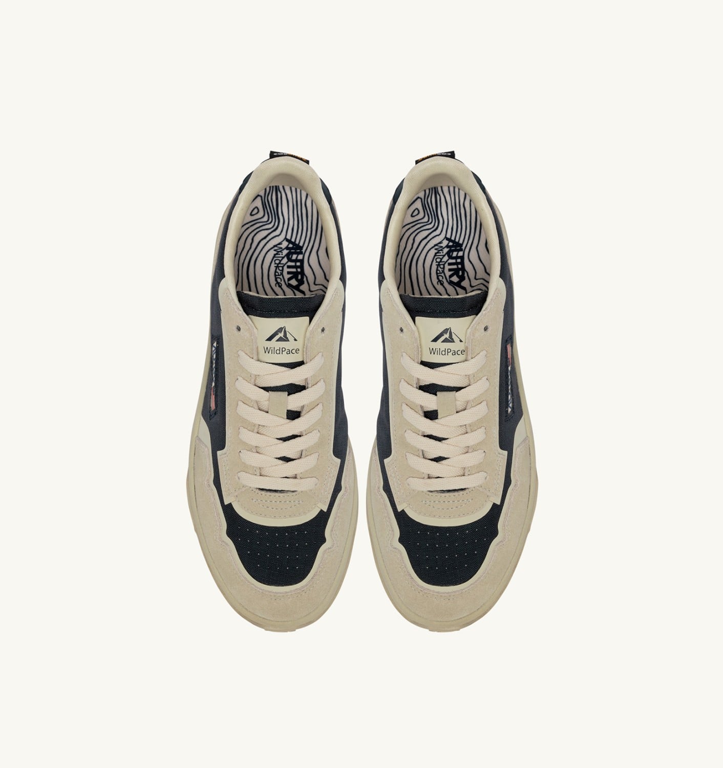 WILDPACE LOW IN CORDURA E SUEDE BIANCO E SPACE BLUE