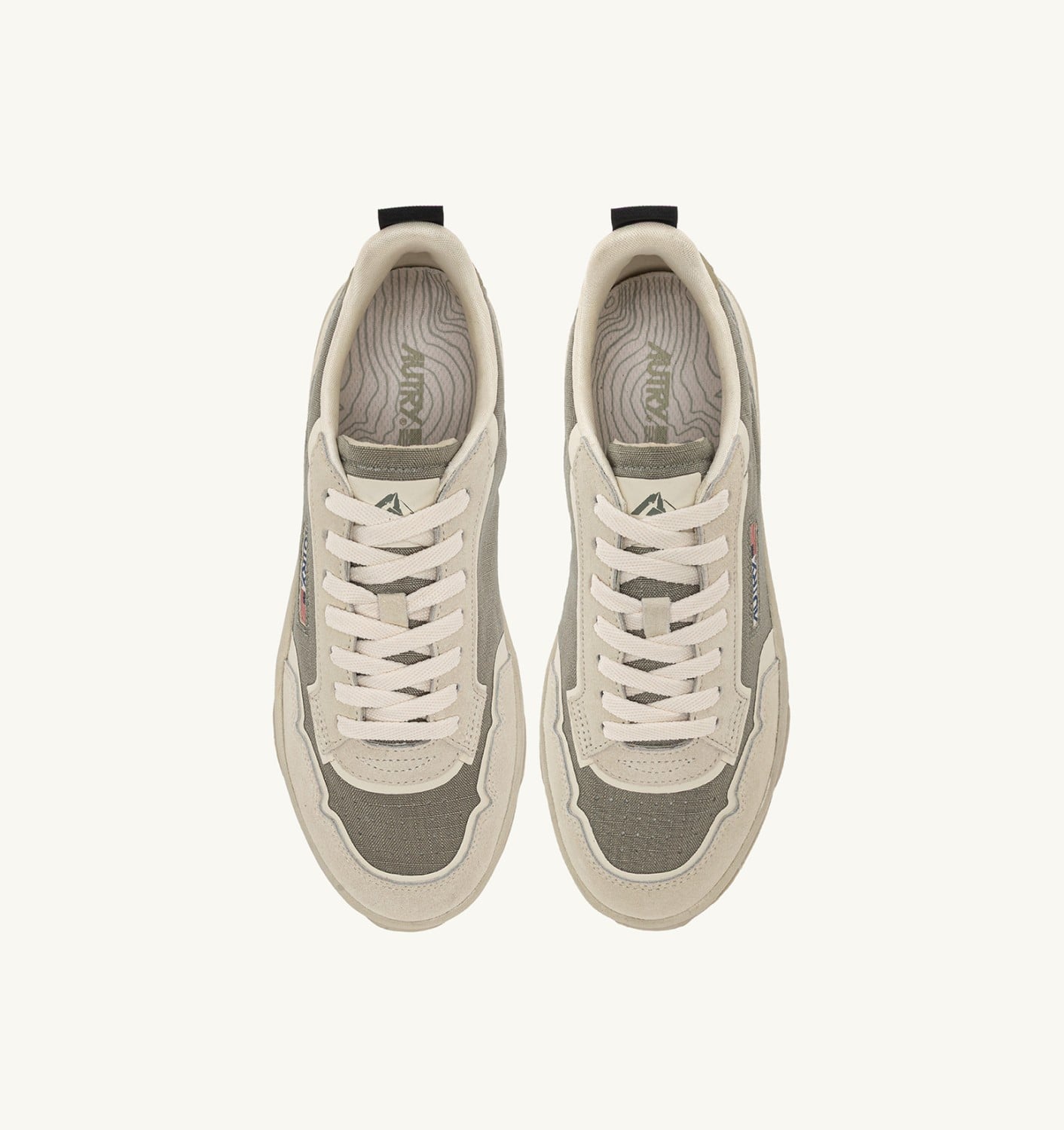 WILDPACE LOW IN CORDURA E SUEDE ELM E BIANCO