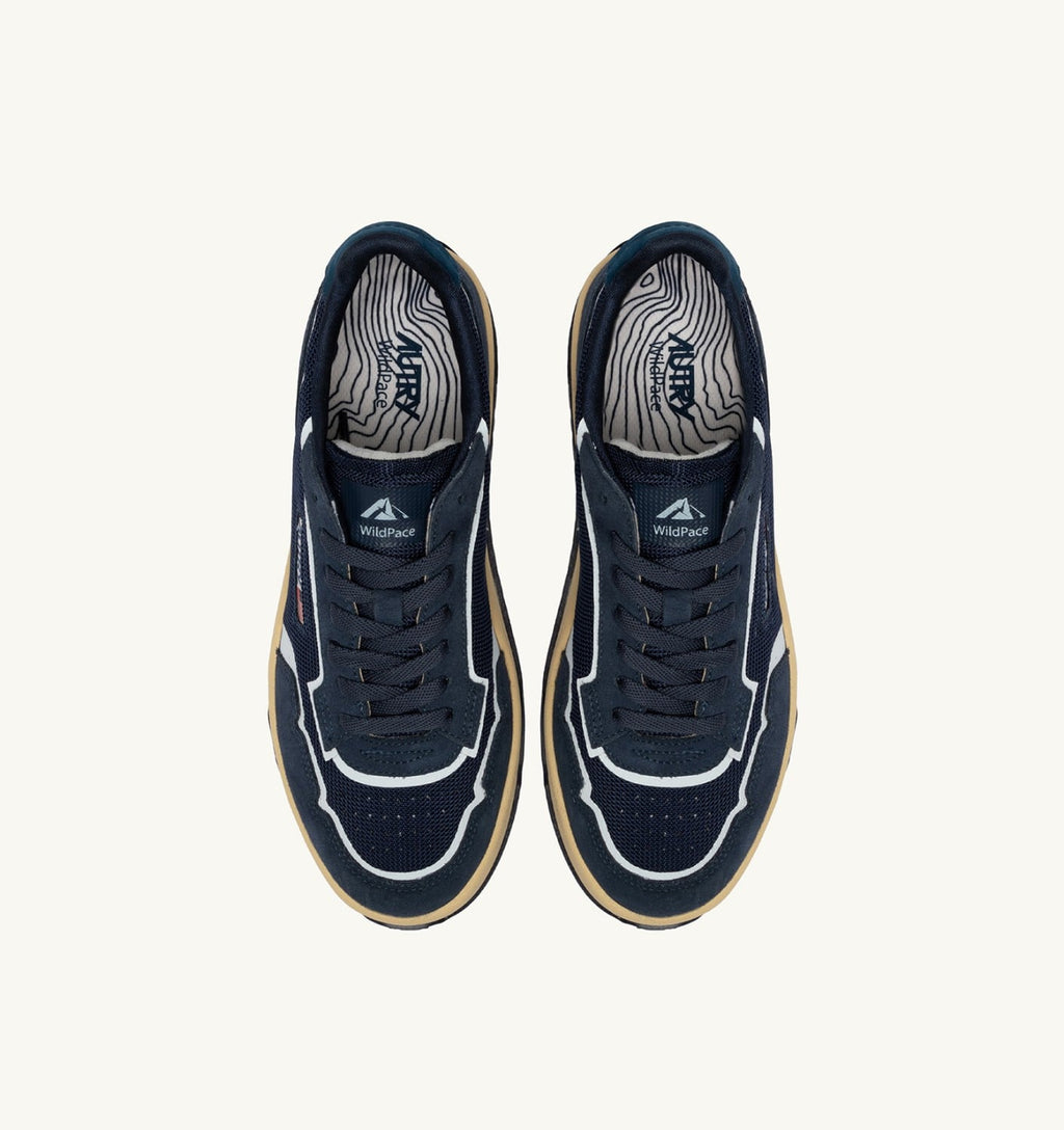 WILDPACE LOW IN DRAGON MESH E SUEDE BLUETTE