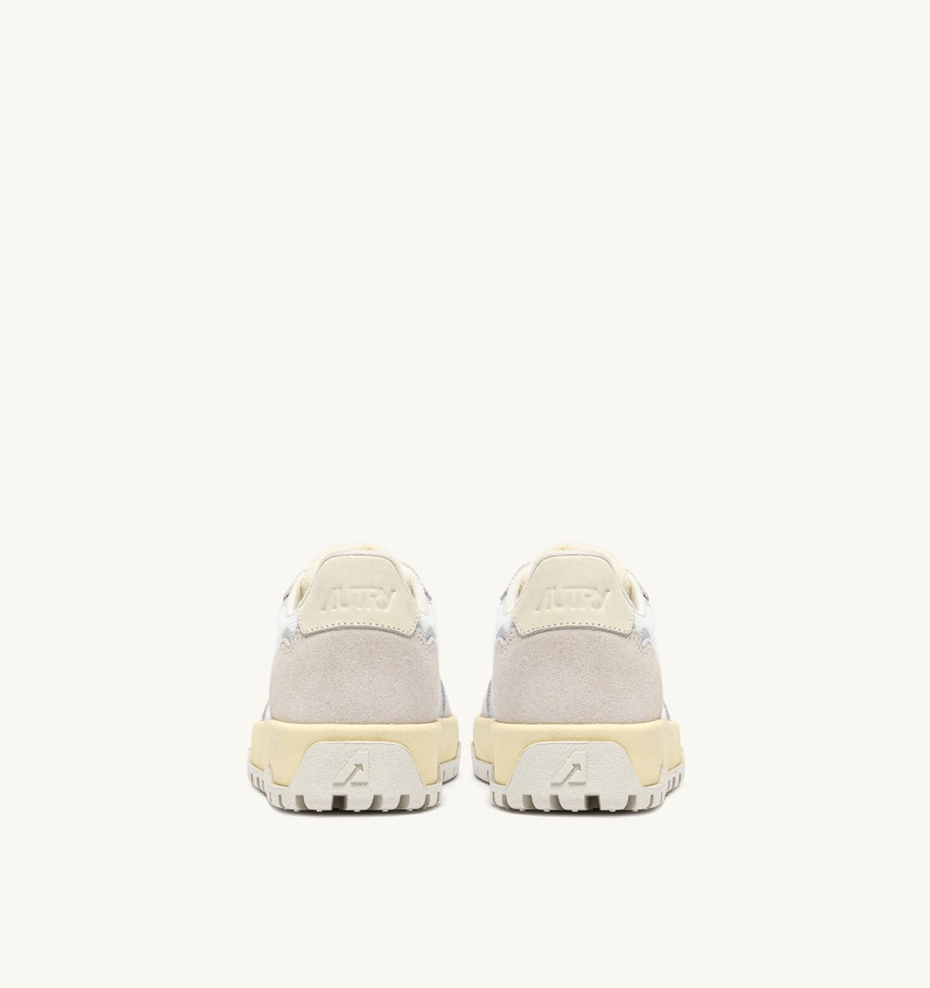 WILDPACE LOW IN DRAGON MESH E SUEDE BIANCO E MARSHMALLOW