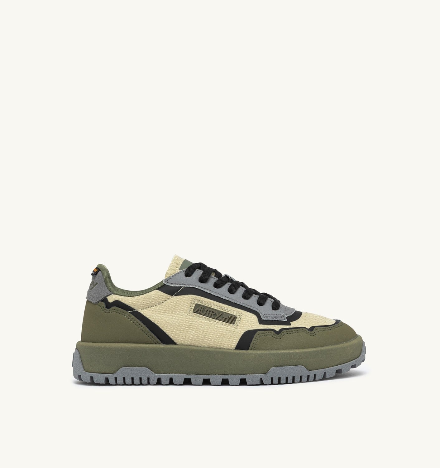 WILDPACE LOW IN NYLON RIPSTOP E PELLE CASTLE WALL E TITANIUM