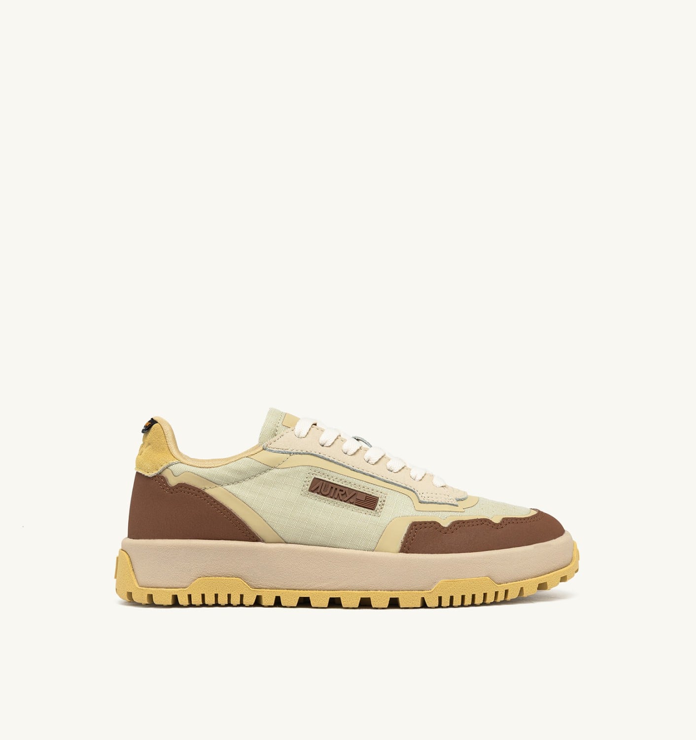 WILDPACE LOW IN NYLON RIPSTOP E PELLE FOG E THRUSH
